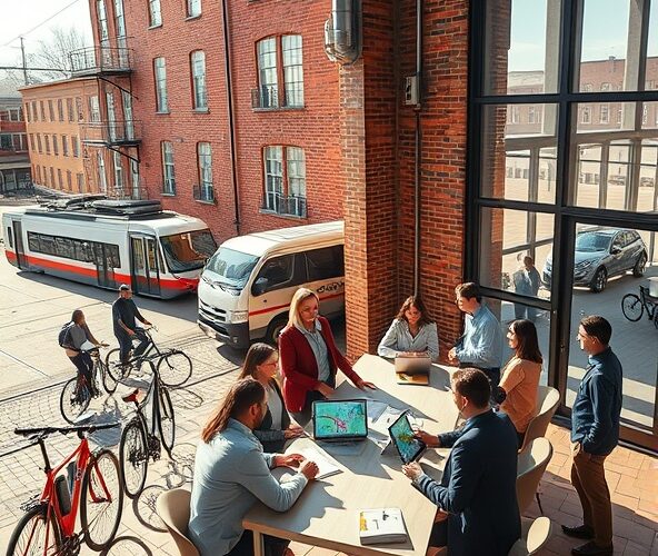 Spotkania biznesowe w Łodzi: jak skrócić dojazdy zespołu 5–20 osób?