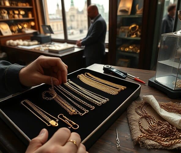 Jak rozpoznać autentyczne złote łańcuszki w Warszawie przy zakupach w lombardach i komisach?