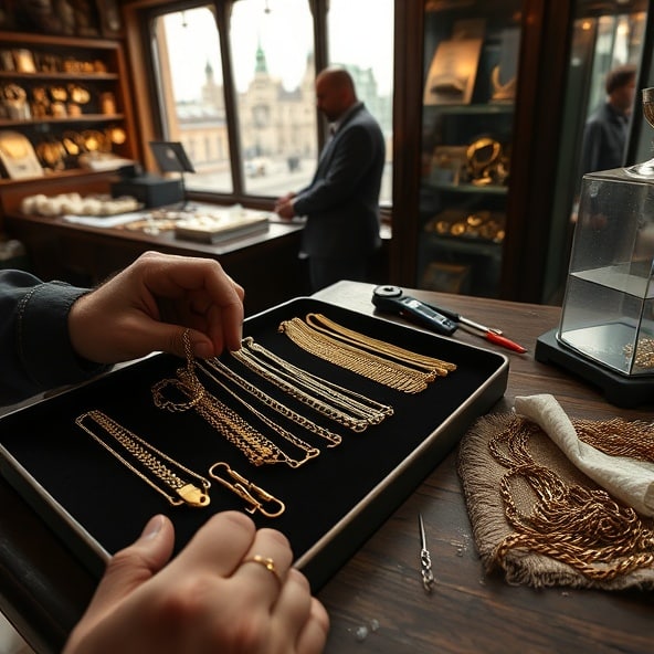 złote łańcuszki warszawa