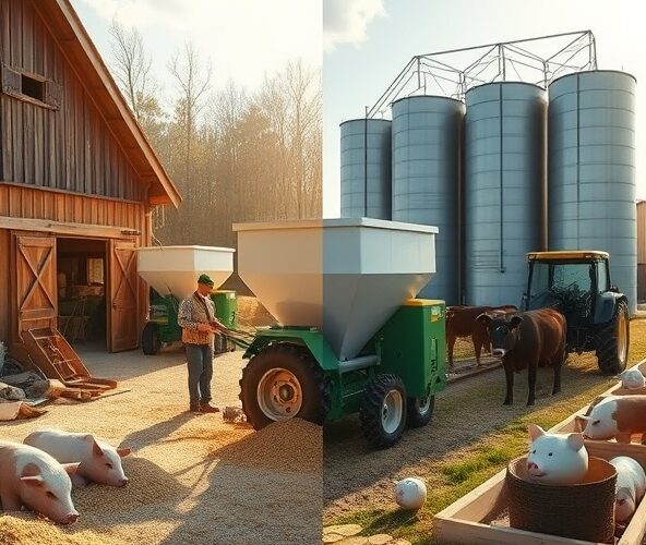 Ile można zaoszczędzić dzięki mobilnej mieszalni pasz w małym gospodarstwie?