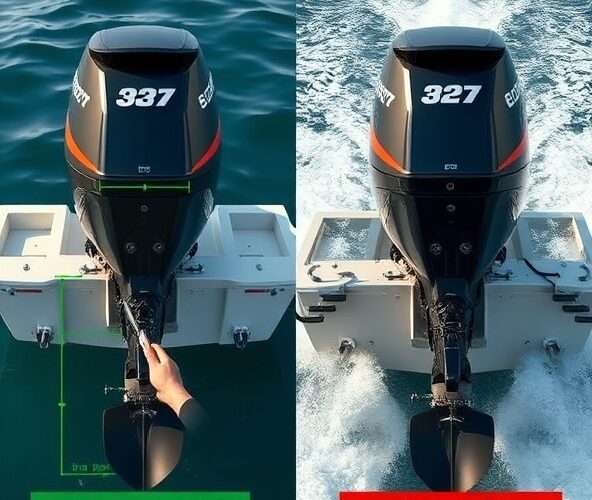 Jak dobrać wysokość i prawidłowe mocowanie silnika zaburtowego na pawęży, by uniknąć kawitacji i uszkodzeń?