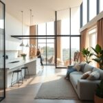 cienkoprofilowa ścianka loftowa