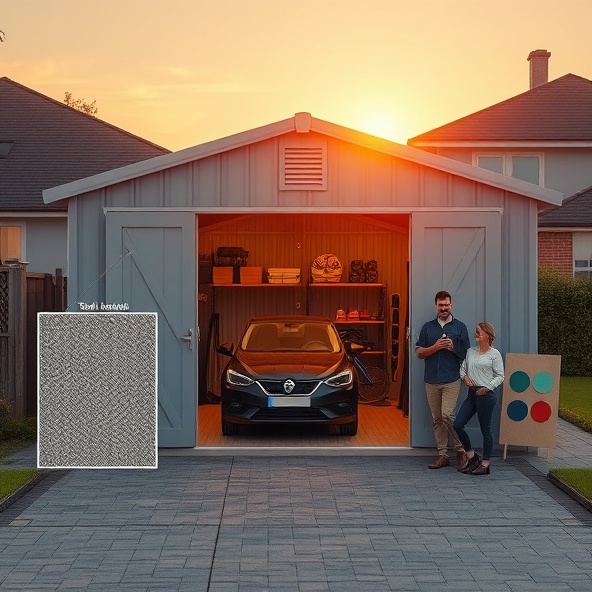 garaże blaszane dwuspadowe 6x5