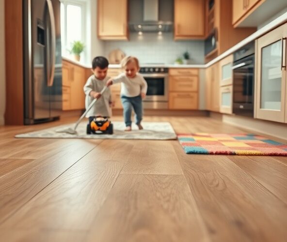 Jaka podłoga w kuchni z ogrzewaniem podłogowym sprawdzi się najlepiej przy małych dzieciach i częstym myciu?