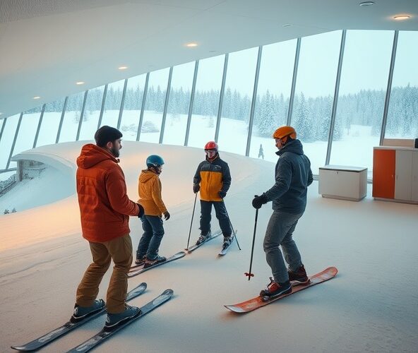 Jak wybrać tani kryty stok narciarski w Polsce z łagodnym nachyleniem i instruktorem dla dorosłych początkujących?