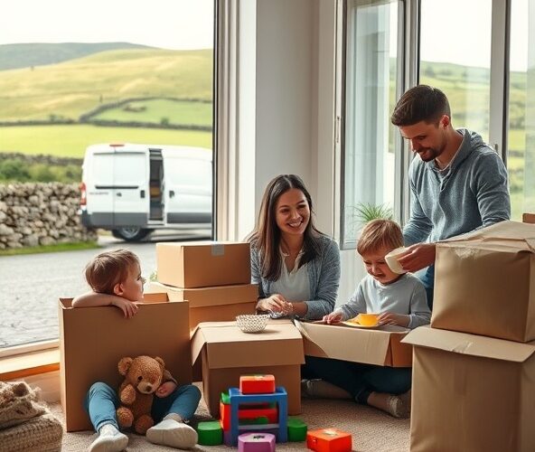 Jak zorganizować przeprowadzki do Irlandii z małymi dziećmi bez stresu?