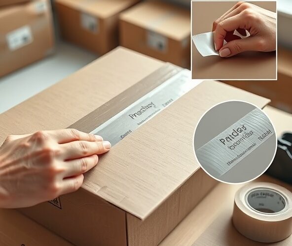 Jak wybrać taśmę z logo firmowym, która nie uszkodzi kartonów?